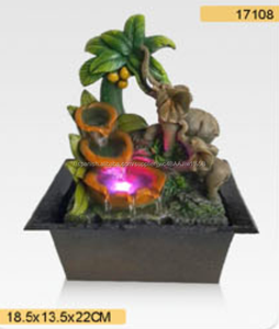 Grande Gnome Cascada de Resina Al Aire Libre Mesa Decoración Fuente de Agua - Product Image 4