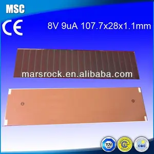 8V 9uA Thin Film Amorphous SIlicon Small Solar Panel