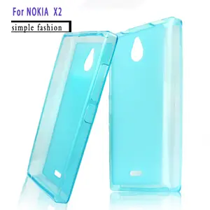 blue pudding soft tpu cover case for nokia x2 rm-1013