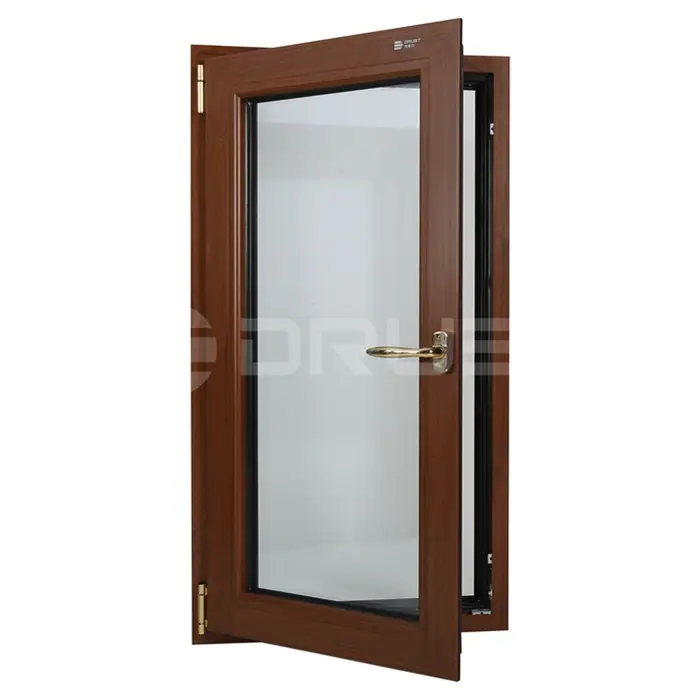 Ventanas y puertas de aluminio con perfil de vidrio de tamaño estándar, insonorizadas, venta al por mayor