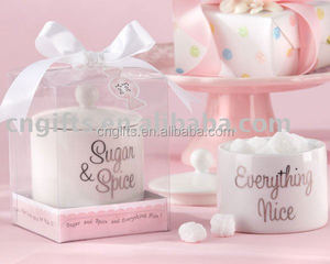 <span class=keywords><strong>Azucarero</strong></span> de Cerámica Ywbeyond, Especiero, Recuerdos para Despedida de Soltera, Regalos de Boda para Invitados - Product Image 1