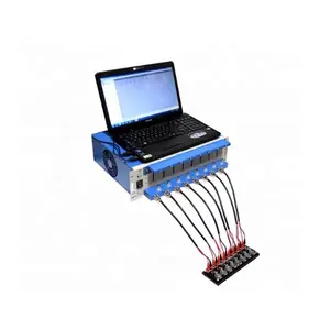 8 Channel Battery Charge Discharge lithium Battery Analyzer with Software and Laptop