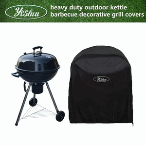 Heavy Duty Outdoor <strong>Kettle</strong> Barbecue Decorative Round <strong>Bbq</strong> Grill <strong>Covers</strong> - Product Image 4