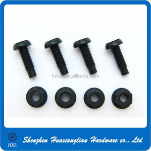 Vis et écrou en <span class=keywords><strong>plastique</strong></span> chinois à tête hexagonale de couleur noir et blanc - Product Image 6