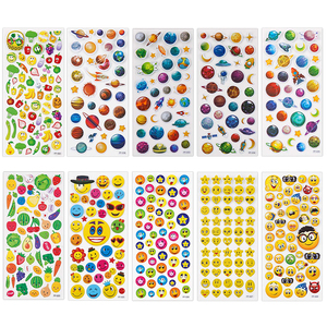 Barato al por mayor de alta calidad carta patrón Animal niños 3D Puffy pegatinas - Product Image 4