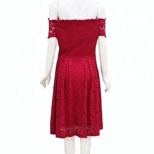 Mujeres Vintage Floral encaje barco cuello Cocktail <span class=keywords><strong>Formal</strong></span> - Product Image 4