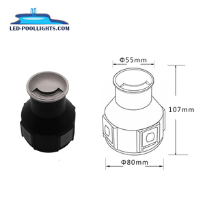 DC12V 24V 220V 316SS lumière led souterraine étanche un deux quatre vue latérale Mini LED lumière creusée - Product Image 6