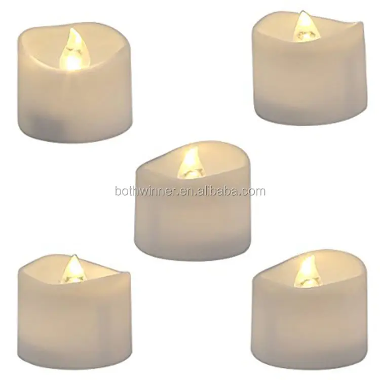 Vlamloze Led Tea Lights Kaarsen Batterij Aangedreven Coloful Flickering Kaarsen Votive Theelichtje Romantische Party Home Decor