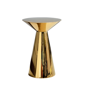 In acciaio inox tavolino <span class=keywords><strong>una</strong></span> <span class=keywords><strong>gamba</strong></span> rotonda di lusso piccolo divano fine lato per living room - Product Image 3