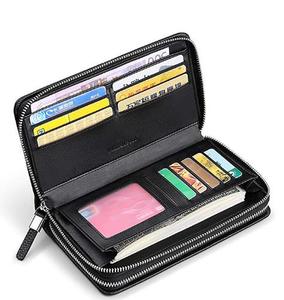 <span class=keywords><strong>POLO</strong></span> Herren Brieftasche Aus Echtem Leder Riemen Kupplung Tasche mit Doppel-reißverschluss - Product Image 3