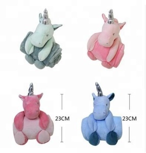 Coperta <span class=keywords><strong>Unicorno</strong></span> Adorabile per Bambini, Morbido <span class=keywords><strong>Peluche</strong></span> per Coccoli alla Sdraiata, Giocattolo Imbottito - Product Image 1