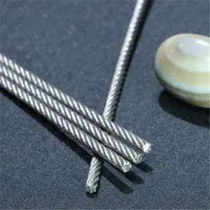 Cabo de aço oco/corda de fio/fio de pc 6mm, aço inoxidável galvanizado, preço do fio de pc