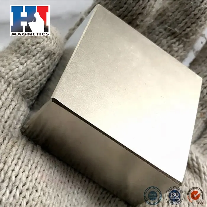 50*50*25 มม.Super Strong Sintered N52 BLOCK Neodymium แม่เหล็ก