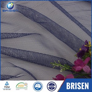 Diseño <span class=keywords><strong>de</strong></span> la decoración del poliester vestido <span class=keywords><strong>de</strong></span> <span class=keywords><strong>tul</strong></span> azul oscuro satén <span class=keywords><strong>de</strong></span> <span class=keywords><strong>seda</strong></span> telas <span class=keywords><strong>de</strong></span> tapicería - Product Image 2