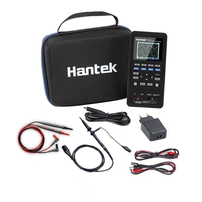 Цифровой осциллограф Hantek 2C42 3 в 1 + генератор сигналов + мультиметр портативный USB 2 канала 40 МГц 70 МГц ЖК-дисплей тестовый измеритель
