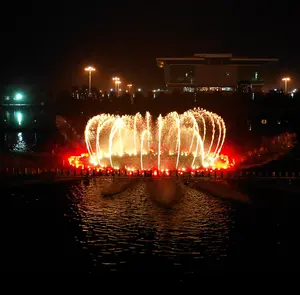 DMX512 Water Laminar Musical Fountain Fireworks Indoor Rotating Swivel 2D NozzleためMusical Fountain Nozzle Types