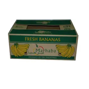 Kraft paper banana packing carton box for packaging and shipping wholesale
