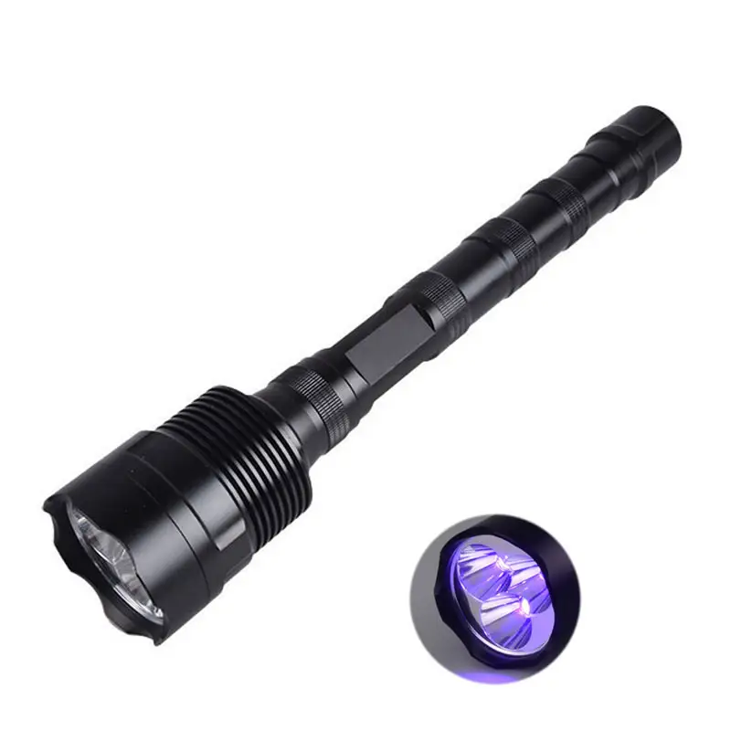 UV Flashlight Black Light Rechargeable Battery LED Black UV Torch LED Flashlight Blacklight Pet Urine Detector