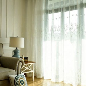 <span class=keywords><strong>Tende</strong></span> Trasparenti con Ricamo Floreale Bianco dal Design Semplice, Pannelli in Voile, Tessuto in Tulle <span class=keywords><strong>per</strong></span> Soggiorno e <span class=keywords><strong>Camera</strong></span> <span class=keywords><strong>da</strong></span> <span class=keywords><strong>Letto</strong></span> - Product Image 5