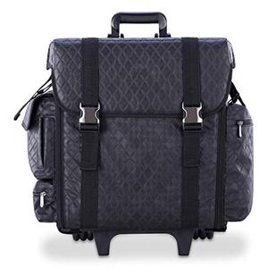 Professional Beauty <strong>Makeup</strong> Artist <strong>Case</strong> <strong>on</strong> <strong>Wheels</strong> Soft Cosmetic <strong>Case</strong> With Trolley and Storage Drawers - Product Image 2