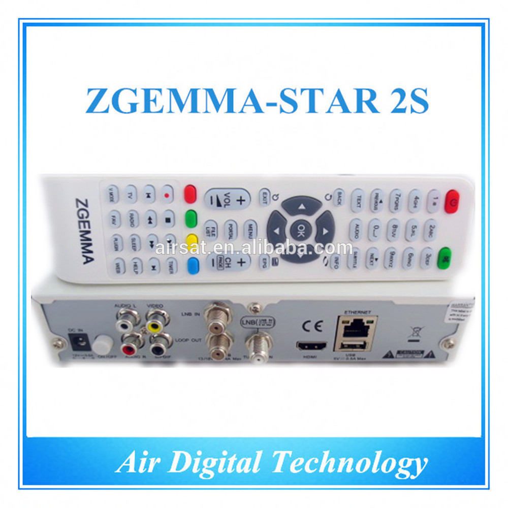 Горячая распродажа zgemma-star 2 s спутниковый интернет приемник твин dvb-s2 тюнер для россии спутниковое телевидение