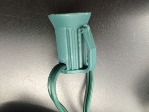 Basi per Lampade E12 C7 UL, Ricambio Verde SPT1 18AWG, Portalampada in PVC <span class=keywords><strong>con</strong></span> Base a Vite C7 E12 - Product Image 4