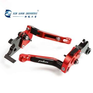 Maneta de Embrague y Freno Plegable Extensible de Aluminio <span class=keywords><strong>CNC</strong></span> para Motocicleta Bajaj <span class=keywords><strong>Pulsar</strong></span> 200 NS/AS/RS 2012-2017 - Product Image 3