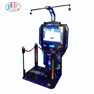 . Cinéma de jeux vidéo de 55 pouces 9D VR avec des lunettes vives machine de simulateur de tir à 360 degrés pour parc à thème - Product Image 2