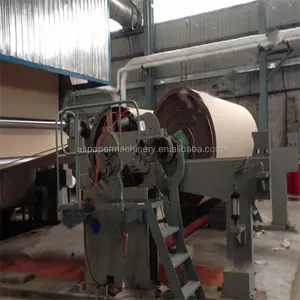 fluting and test liner paper / rolling paper production machinery from rice straw