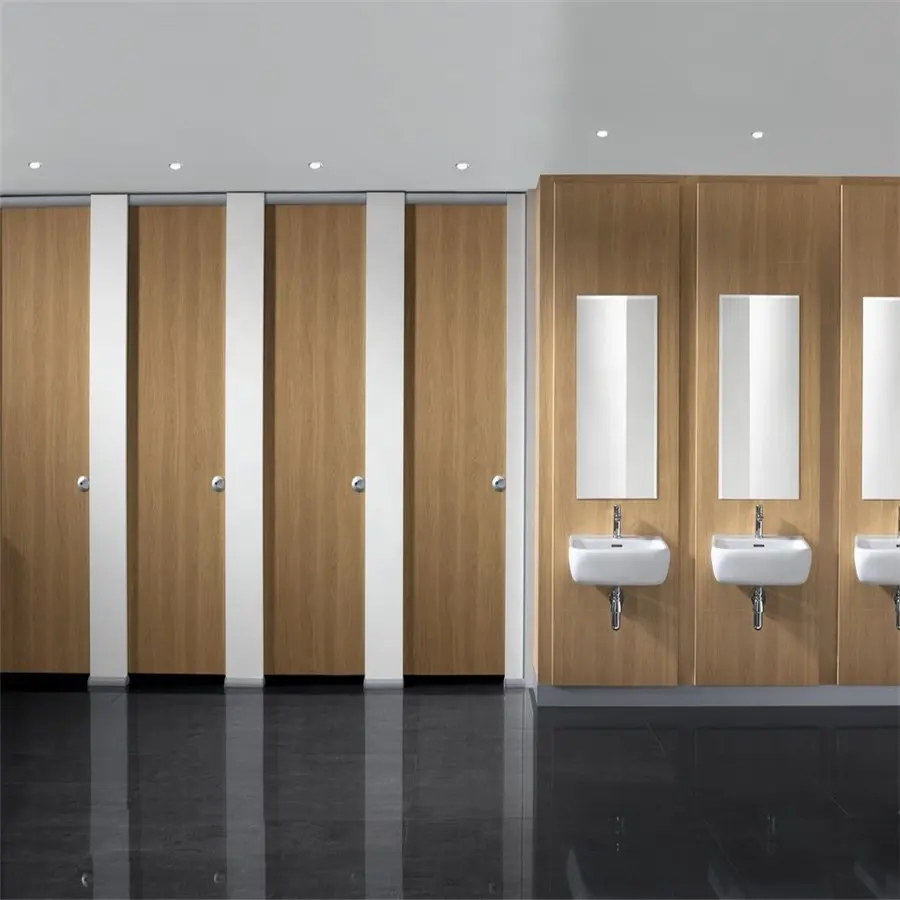 12mm Thick HPL Urinal Partition Compact Laminate Toilet Cubicles