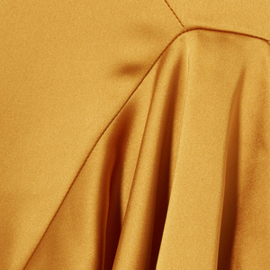 Lady <span class=keywords><strong>vestito</strong></span> di un-spalla tromba <span class=keywords><strong>maniche</strong></span> asimmetrico del bordo delle donne del <span class=keywords><strong>vestito</strong></span> casuale abbigliamento <span class=keywords><strong>giallo</strong></span> - Product Image 4