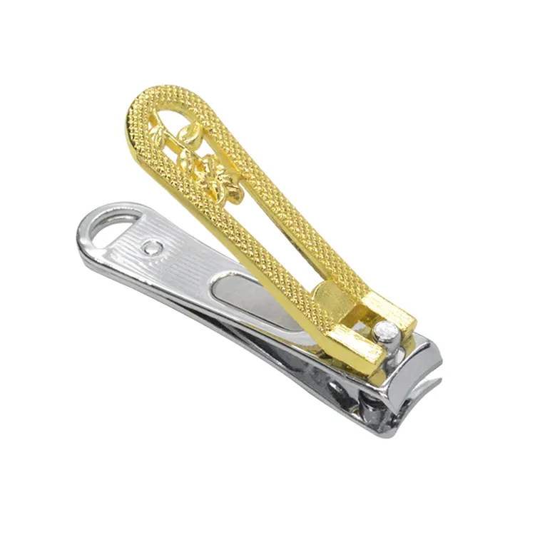 Foshan factory supply custom logo gold toe fingernail baby nail clipper cutter