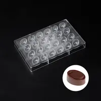 Cetakan Coklat Plastik Polikarbonat Innoxious Bentuk Batang Logam Kustom