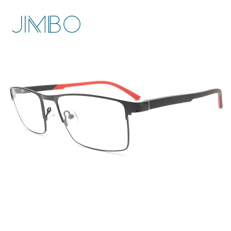 Sıcak stil renkli gözlük çerçeve toptan, yeni moda optik metal çerçeve