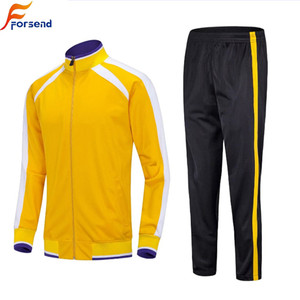 Nuova Tuta Sportiva da <span class=keywords><strong>Calcio</strong></span> per Uomo, Giacca Gialla, Trasferimento Termico, Elastica, ad Asciugatura Rapida, Stile Autunnale - Product Image 1