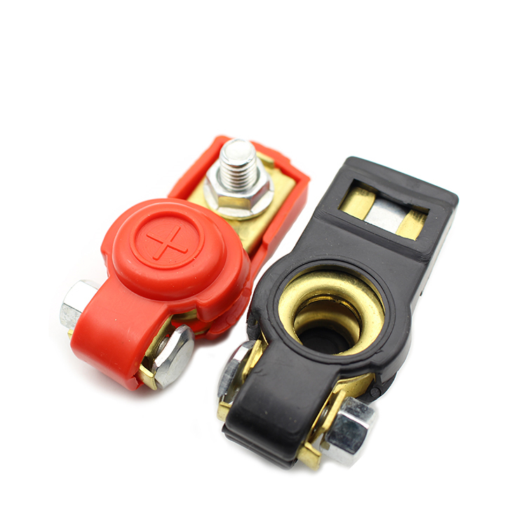 Положительный латунный зажим для клеммы автомобильного аккумулятора