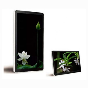 Toptan tedarik 32 43 49 55 65 inç kapalı reklam Lcd Ultra ince duvara monte dijital tabela ekran