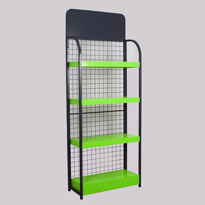 Biểu tượng tùy chỉnh sắt lưới-trở lại cửa hàng tự động bôi trơn kệ trưng bày dầu - Product Image 2