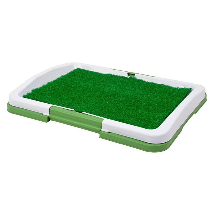Indoor Dog Toilet Puppy Potty Trainer, Dog Puppy Training Tray, Potty Pee Pad with Artificial Grass and Urine Drawer