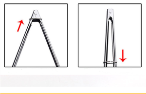 Kitchen Utensil Food <strong>BBQ</strong> <strong>Tongs</strong> 9'' 12'' Salad Vegetable Bread Food <strong>Tong</strong> Stainless Steel Keep the Item Dry and Clean 0.8/1.2mm - Product Image 3