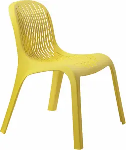 Modern Dining Virgin PP Plastic UV Outdoor Garden Dining Kid Leisure Stackable Ceremony Chair