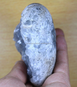 Cristaux de célestine bleue en forme de cœur naturels en gros pour la guérison à vendre - Product Image 2