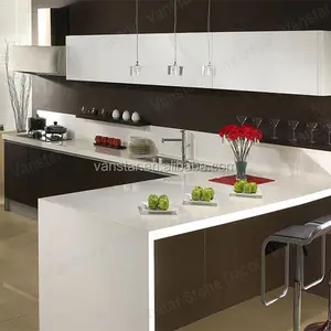 Nhà Máy Bán buôn đá cẩm thạch nhân tạo corians bề mặt rắn Acrylic Tấm Đá nhà bếp <span class=keywords><strong>Countertop</strong></span> với backsplash - Product Image 1
