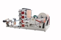 Nouvelle machine d'impression flexographique pour gobelets en papier à café, 4 couleurs, semi-automatique, 120 m/min, structure empilable, imprimante pour sacs en papier et étiquettes
