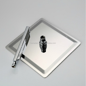 8 "quadrato A Scomparsa Rubinetto Doccia Set A Parete Doccia A Pioggia Testa <span class=keywords><strong>Miscelatore</strong></span> Rubinetto - Product Image 3