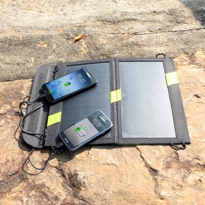 Portátiles flexibles 14 W Panel Solar Carga Paquete Cargador de Paneles Solares para Acampar Senderismo Escalada . - Product Image 5