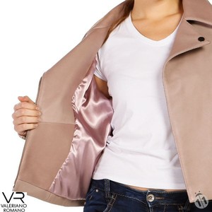 Chaqueta de Cuero Genuino de Alta Calidad para Mujer en Varios Colores, Prendas Hechas a Mano de Turquía, Valeriano Romano VRM70012 - Product Image 4