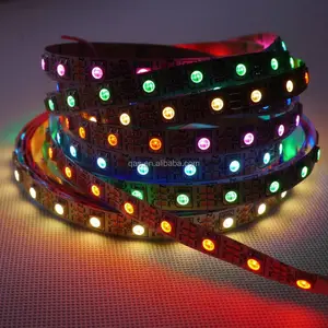 16.4ft 150 بكسل WS2812B بشكل فردي عنونة بقيادة قطاع ضوء 5050 RGB SMD