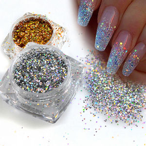 Số Lượng Lớn Thời Trang Thân Thiện Với Môi Hỗn Hợp Cầu Vồng Siêu Tốt Thủ Công Mỹ Nghệ Điểm Vảy Vàng Trên Thiết Long Lanh Ánh Sáng Lung Linh Bột - Product Image 5