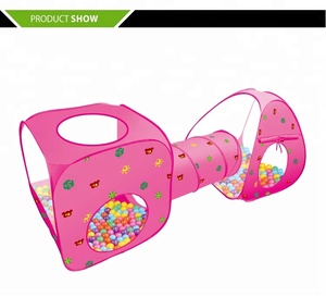 Drôle enfants jouer jouet jeu trois espaces enfants tunnel <span class=keywords><strong>tente</strong></span> pour vente - Product Image 2